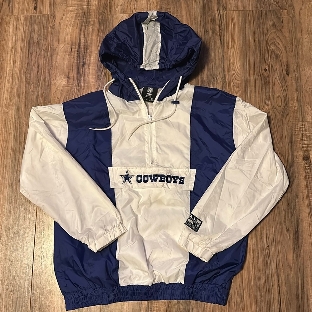 Dallas Cowboys Half Zip Windbreaker